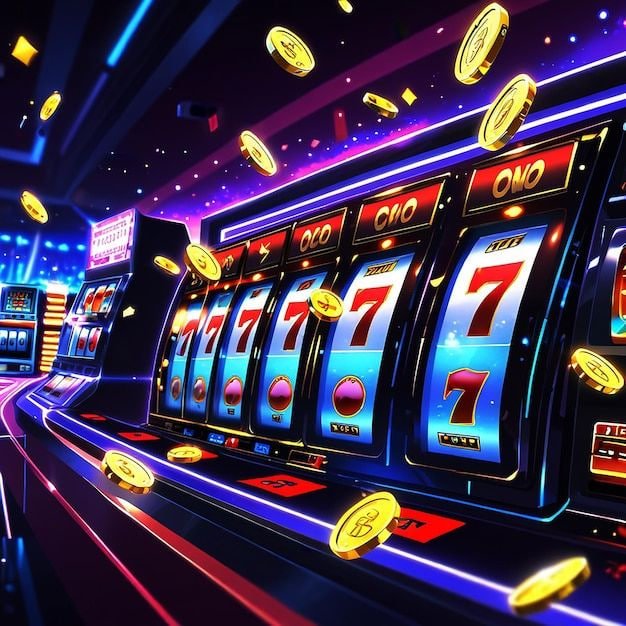 Màn hình hiển thị kết quả slot và jackpot trúng thưởng